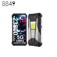 8849 Unihertz Tank 3 16GB+512GB Android 14 4G Appareil photo 200MP Dimensity 8200 16GB+512GB Vision nocturne