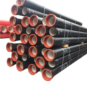 Factory Price K9 Ductile Iron Pipes ISO2531 water pressure Round DI pipes DN400 drink water supply pipelines