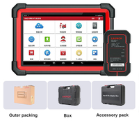 Escáner de Diagnóstico de Automóviles X431 PRO3S+ V5.0, Lector de Códigos OBD2 de 12 V, Color Negro, el Más Vendido