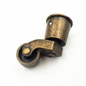 Rodízios de Metal para Cadeiras, Rodízios de Latão para Pernas de Sofá, Revestimento de Latão Antigo CW-29 - Product Image 5