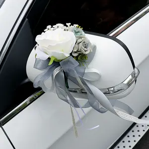 A-518 Bunga Mawar Buatan Retro Klasik, Bunga Mawar Buatan untuk Pernikahan, Dekorasi Pintu Kursi Mobil