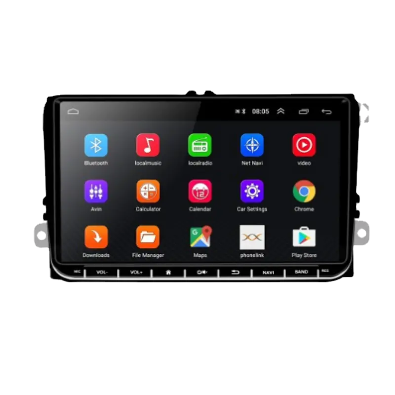 9 "Android WIFI GPS autoradio lecteur DVD pour VW POLO GOLF 5 POLO PASSAT B6 CC autoradio TOURAN SCIROCCO Transporter T5 Multivan