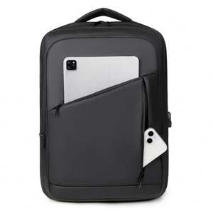 Waterpoof Pu Laptop Anti Theft USB Mochilla Large Capacity Business School Shockproof 15.6 Laptop Computer Bag <b>Backpack</b> - Product Image 6