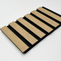 Panneaux acoustiques en bois de 3 mètres pour décoration murale en pwood venear Panneaux de bois acoustiques pour décoration murale en PET Design graphique suspendu au plafond acoustique