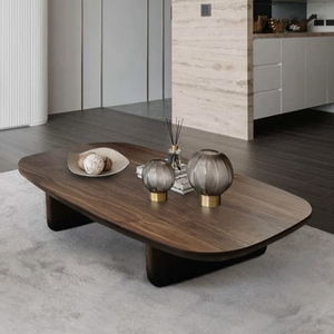 Nordic vintagewood <span class=keywords><strong>tavolino</strong></span> in famiglia designer log quadrato tavolo da tè giapponese semplice salotto tavolo da tè - Product Image 2
