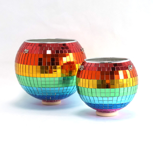 Bán Buôn Boho Nhà Cầu Vồng Đầy Màu Sắc Trang Trí Nội Thất Cầu Vồng Đầy Màu Sắc Gương Treo Disco Bóng Trồng Cây Chậu Hoa - Product Image 5