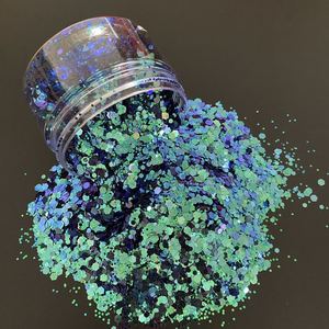 Alta Flash Resistenza Ai Solventi Grado Chameleon Polvere Glitter Per Mestiere Chiodo All'ingrosso Luce di Scintillio - Product Image 3