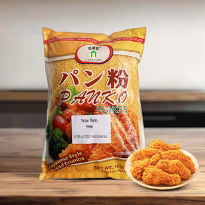 ฮาลาลสไตล์ญี่ปุ่น2-12มม. 1กก. 10กก. เกล็ดขนมปังสีเหลืองสีขาว - Product Image 1