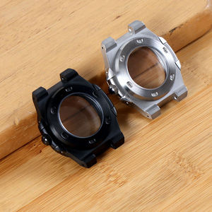 Stainless Steel <b>Watch</b> <b>Case</b> Parts Compatible with NH35 NH38 NH36 Movements Sapphire Crystal Silver and Black <b>Watch</b> Bracelets - Product Image 3