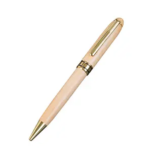 New Design Solid Wood Bamboo Ball Pen With Engraved Customized Logo