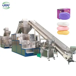 LIMAC 1000 kg/h full bar toilet soap manufacturing making machines plant price