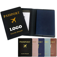 Portefeuille en cuir PU personnalisé pour passeport, porte-monnaie, étui fin, porte-cartes, porte-billets, porte-cartes d'identité, portefeuilles en cuir pour hommes et femmes, cadeaux