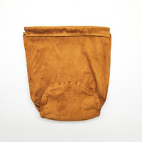Pochette OEM à fond rond en faux daim de qualité supérieure avec cordon de serrage, durable pour le rangement d'appareils de beauté et la présentation en magasin
