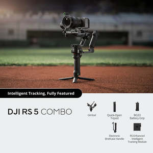 Kit de Soporte para Cámara RS 5 Combo, Estabilizador de Gimbal, Configuración Portátil para Grabación de Video con Cámara y DSLR - Product Image 4