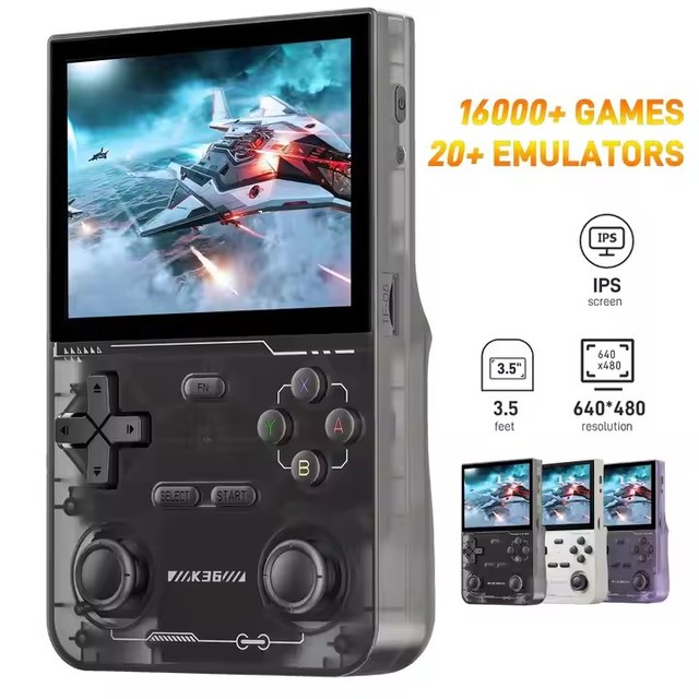K36 3.5 Inch 15000+gaming Handheld Device Retro Game Consle K36  Handheld Video Game Console Player for Nitendo Switch Ps5