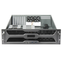 Boîtier de serveur industriel ATX HTPC3U 19 pouces, châssis de montage en rack 3U en stock pour accessoires informatiques industriels