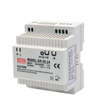 Alimentation à découpage AC-DC sur rail DIN 24V 220V vers 12V 5A DC DR/EDR/NDR Meanwell Track 15/60 Multi-Protection