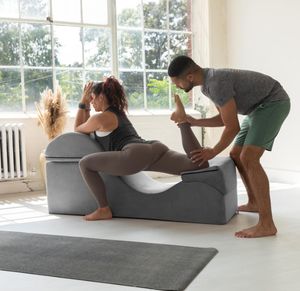Cabrio Chaiselongue Sex Sofa für Yoga Massage 2 in 1 Ende des Bettes Ottomane mit verdeckten ausklappbaren Lounge Chair Möbel - Product Image 3