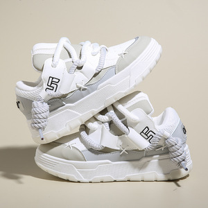 Chaussures pour hommes et femmes printemps-automne, chaussures de sport, chaussures à talon compensé, baskets décontractées polyvalentes à semelle épaisse - Product Image 3