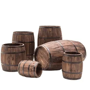 Barril de vino de madera para cerveza, decoración de nuevo diseño, 2021