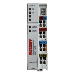Beckhoff ขั้วต่อสายสัญญาณอินพุตแบบ I/O BK1120 EK1100โมดูล PLC และ - Product Image 1