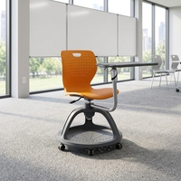 Chaise d'école mobile moderne réglable ZOIFUN avec tablette