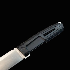 Cuchillo de Bolsillo Táctico Personalizable de Acero Inoxidable Damasco de Alta Calidad, OEM, Industrial, para Exteriores, con Mango de Madera/Plástico, Láser, DIY - Product Image 3