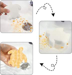 Esponja Ecológica para Jacuzzi, Absorbente de Aceite de Tortuga, para Limpieza de Baños y Piscinas - Product Image 3