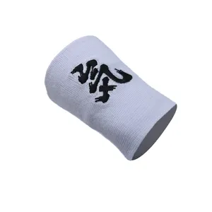 Customized sport cotton woven wristband Wrist Wallet with zipper