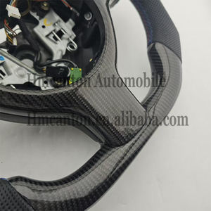 พวงมาลัยหนังคาร์บอนไฟเบอร์แบบเจาะรู รุ่นใหม่ล่าสุด สำหรับรถยนต์ BMW ซีรีส์ 3 E46 - Product Image 4