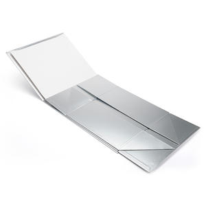 Emballage de tiroir personnalisé boîtes coulissantes en papier pour <span class=keywords><strong>spa</strong></span> boîtes en papier fond en papier argent brillant avec or boîtes rigides accessoires de mode rectangle - Product Image 2