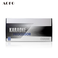 AOFO KT-1 Processeur audio numérique professionnel en métal pour effets sonores, karaoké, scène et système KTV