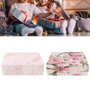 Luxury pink paper packaging <b>box</b> printed <b>gift</b> magnetic <b>box</b>, customizable according to needs - Product Image 6