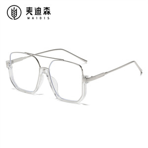 Maidis Fashionable Double Bridge Sunglasses <b>Large</b> <b>Frame</b> TR Metal UV400 Unisex Everyday Styling - Product Image 5