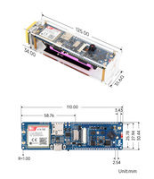 Carte de développement ESP32-S3 A7670E 4G prend en charge le LTE Cat-1/2G BLE/Téléphone/SMS/GNSS positionnement WiFi avec caméra/haut-parleur/antenne