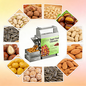 Tostador de Nueces para Mercado Rural, para Venta Ambulante, Lote de 4-6 kg, 12V, Portátil, con Asa Plegable - Product Image 6