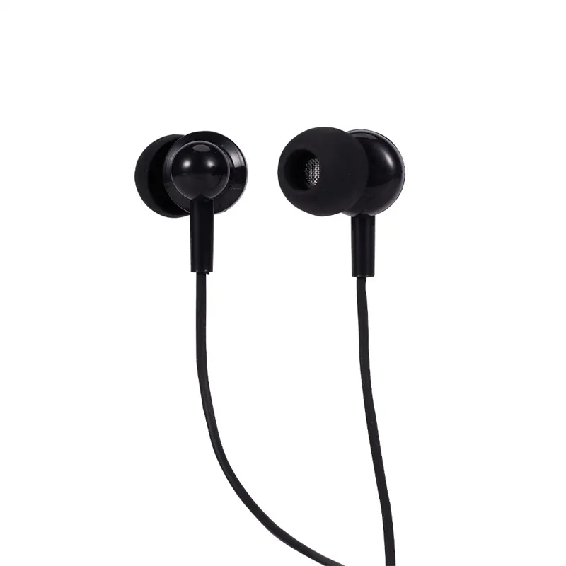 Low price black head phones free shippings items wired earphones manufacturers with fast delivery