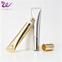 Gloss à lèvres hydratant longue durée végétalien avec applicateur métallique, tube souple, marque privée, brillance intense, huile à lèvres personnalisable, meilleur choix