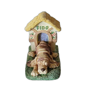 Figurine de chien Elizabeth Miles Fido, chien dans une niche, <span class=keywords><strong>Basset</strong></span> <span class=keywords><strong>Hound</strong></span> ou serre-livres, statue en résine de collection - Product Image 2