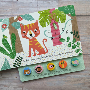 Libro Sonoro Interattivo per Bambini con Suoni di <span class=keywords><strong>Tigre</strong></span> e Animali - Pacchetto Regalo Educativo per la Prima Infanzia - Product Image 3