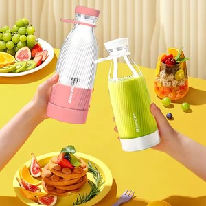 เครื่องปั่นน้ำผลไม้แบบพกพาไร้สาย USB สำหรับขายส่ง เครื่องคั้นน้ำผลไม้แบบช้า วัสดุพลาสติก รับผลิตแบบ OEM สำหรับใช้ในครัวเรือน คั้นน้ำมะนาว - Product Image 1