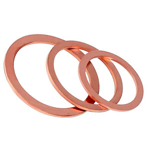 ZM cuivre <span class=keywords><strong>rondelle</strong></span> épaisseur 1mm 1.2mm 1.5mm 2mm M6-M38 cuivre Meson cuivre joint métal plat cale <span class=keywords><strong>rondelle</strong></span> - Product Image 2