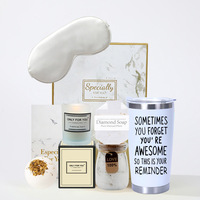 Ensemble cadeau de spa moderne et exquis en acier inoxydable avec logo personnalisé imprimé UV, pour mariage, Pâques, Noël, la Saint-Valentin, la fête des mères