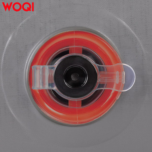 ที่นอนลม Woqi ขนาด 190x140x25 ซม. แบบเตียงคู่ กันน้ำ ผลิตจาก PVC พร้อมปั๊มลมและกระเป๋าเก็บของ สีเทา ดีไซน์เรียบง่าย - Product Image 4