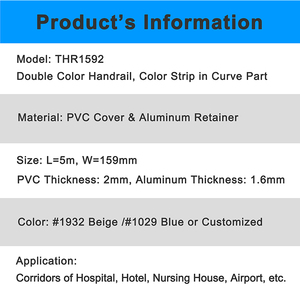 Bệnh Viện tường tai nạn tay đường sắt lấy thanh với <span class=keywords><strong>PVC</strong></span> & nhôm xây dựng và bề mặt chống trượt cho bệnh nhân khuyết tật ở hành lang - Product Image 6