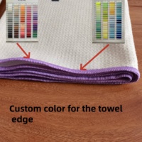 High Quality Printed Antimicrobial Eco-Friendly Double Sided Recycled Polyester Beach Bath Towels Bulk Quick Dry Travel Sand