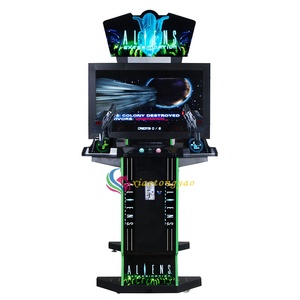 Xty S1898 Xty S1898 42inch Led Shooting Video Arcade Children's Coin-operated Gun Crane <b>Game</b> <b>Machine</b> Xiaotongyao Xty S1898 Dual - Product Image 2