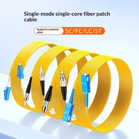 Cordon de raccordement en fibre optique monomode Newsun UPC 3M avec connecteurs SC-SC et conducteur LSZH