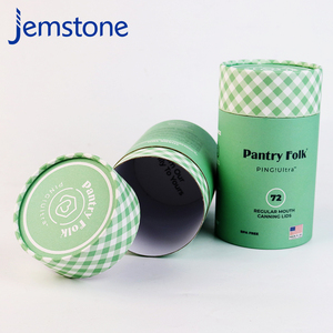 Vente en gros boîte de tubes en papier cadeau cosmétique en carton cylindrique personnalisé emballage de tube en papier rond pour café kraft brun - Product Image 1
