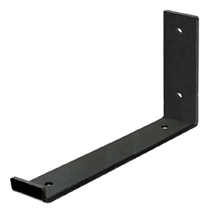 L Plank Beugel Zware Diy Open Rekken Hardware Inbegrepen Rustieke Iron Metalen Steiger Zwarte Muur Drijvende Plank Beugels